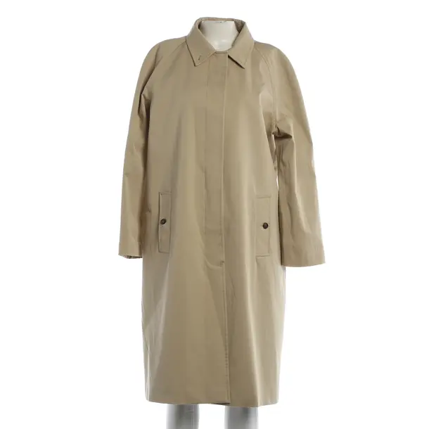 Mid-Season Coat, in Beige, Cotton, Anine Bing