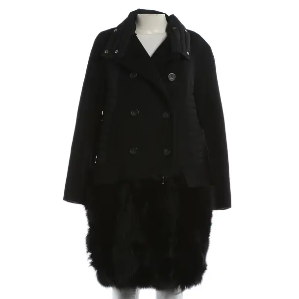 Winter Jacket, in Black, Wool, Moncler