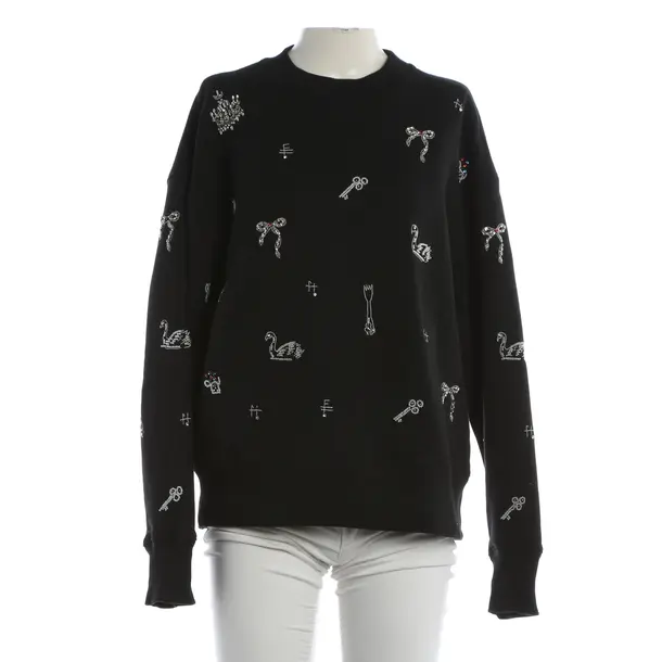 Sweatshirt, in Schwarz, Baumwolle, MSGM