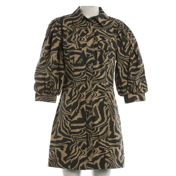 Dress, in Camel, Cotton, Ganni