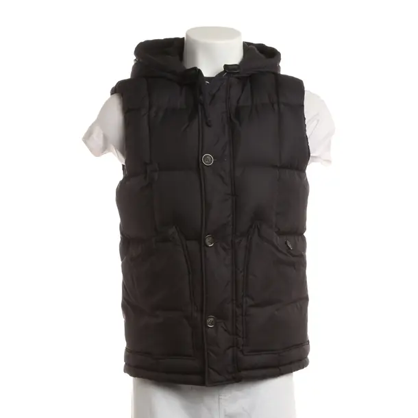 Vest, in Dark Gray, Polyimide, Closed