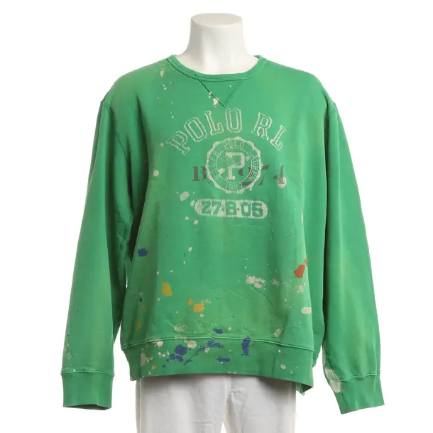 Sweatshirt, in Green, Cotton, Polo Ralph Lauren