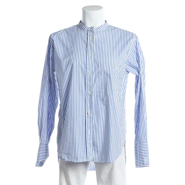 Bluse, in Blau, Baumwolle, Closed