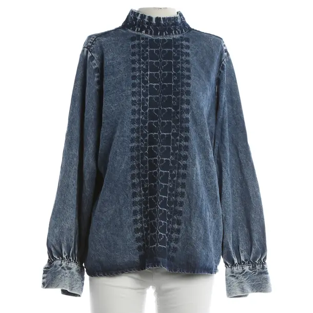 Bluse, in Navy, Lyocell, Closed