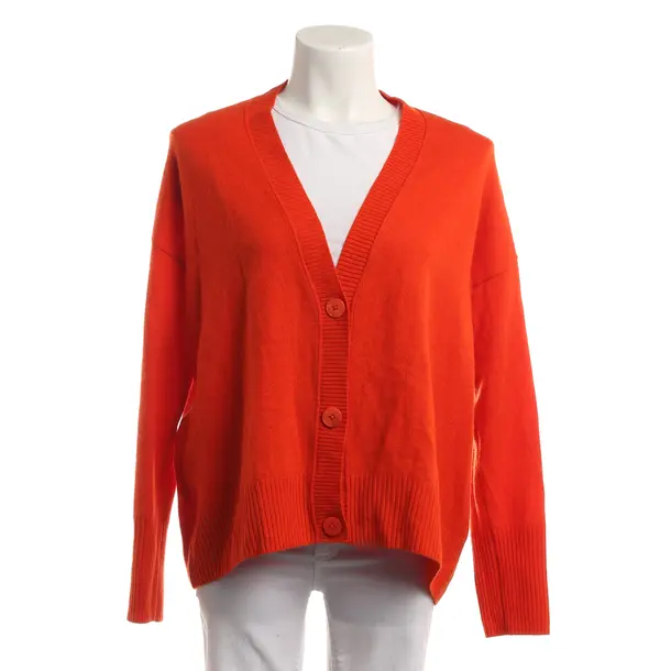 Strickjacke, in Dunkelorange, Kaschmir, Herzensangelegenheit