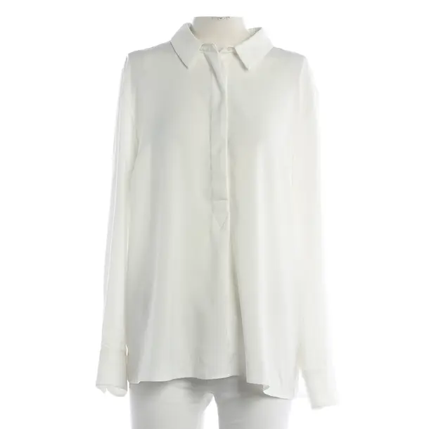 Blouse, in White, Viscose, Hemisphere