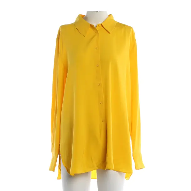 Blouse, in Orange, Silk, Herzensangelegenheit