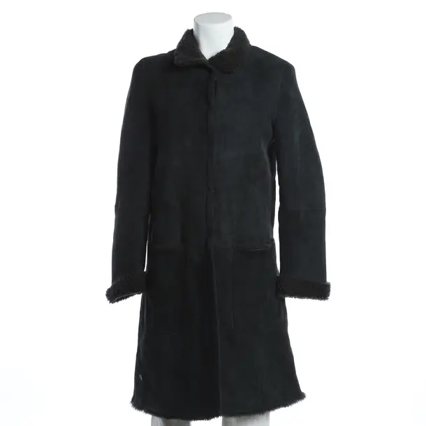 LeatherJacket, in Dark Gray, Leather, Strenesse