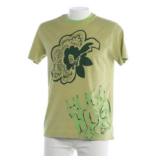 Maglietta, in Verde chiaro, Cotone, Hugo Boss Etichetta Rossa