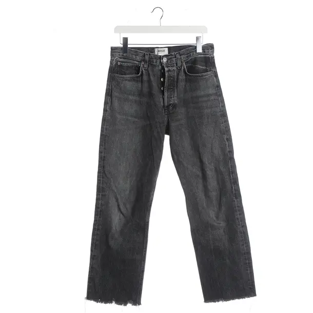 Jeans Straight Fit, in Grau, Baumwolle, Agolde
