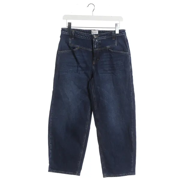 Straight Fit Jeans, in Navy, Cotton, Closed