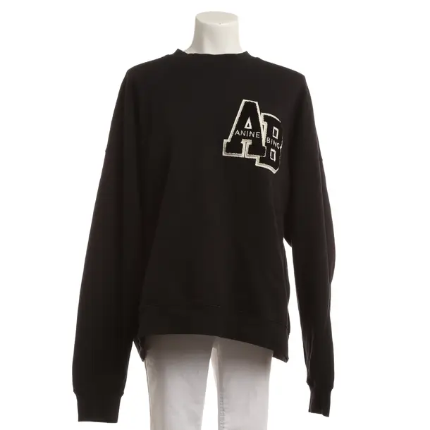 Sweatshirt, in Schwarz, Baumwolle, Anine Bing