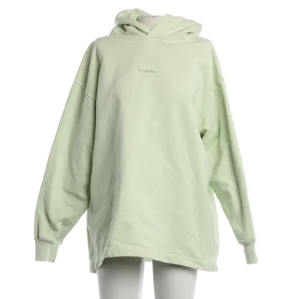 Felpa con cappuccio, in Verde chiaro, Cotone, Studi Acne