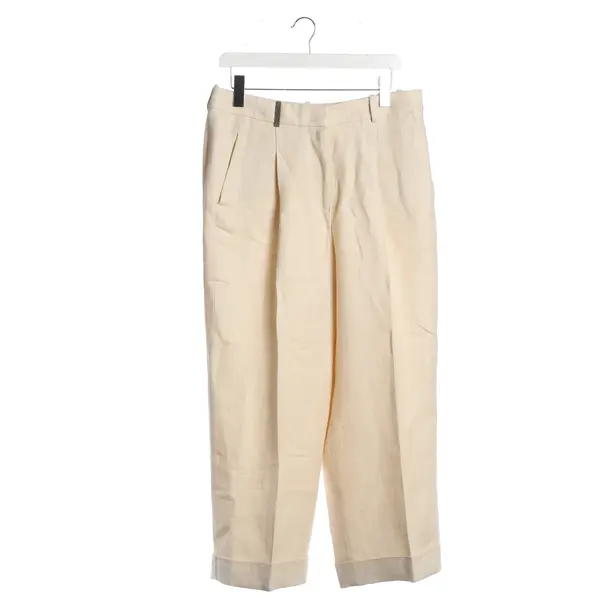 Pants, in Beige, Linen, Peserico