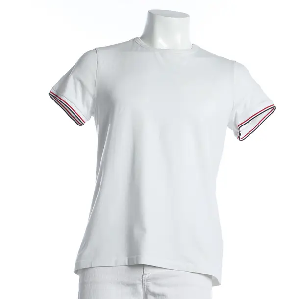 Maglietta, in Bianco, Cotone, Moncler