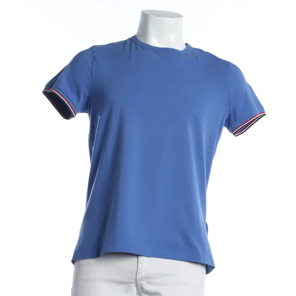 T-Shirt, in Blau, Baumwolle, Moncler