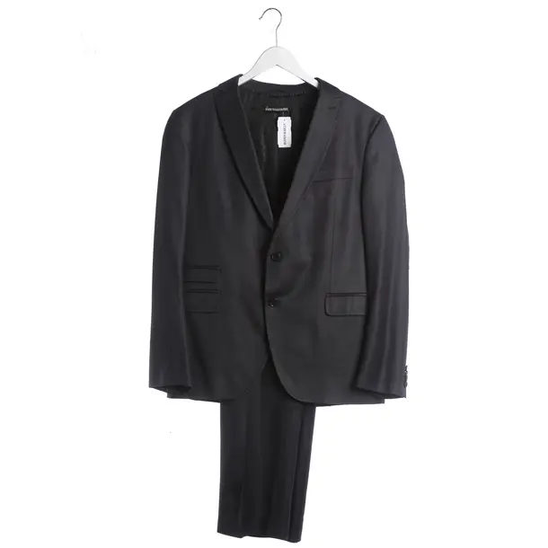 Suit, in Dark Gray, Wool, Drykorn