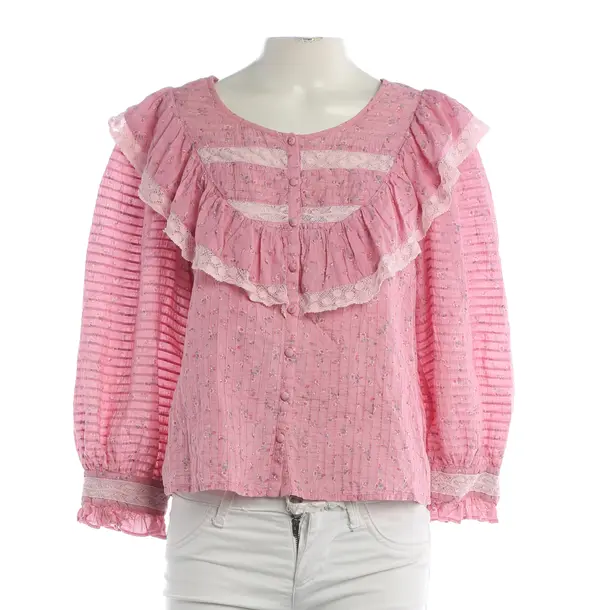 Blouse, in Pink, Cotton, LoveShackFancy