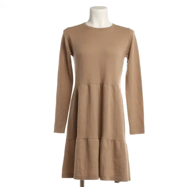 Dress, in Light Brown, Wool, Allude