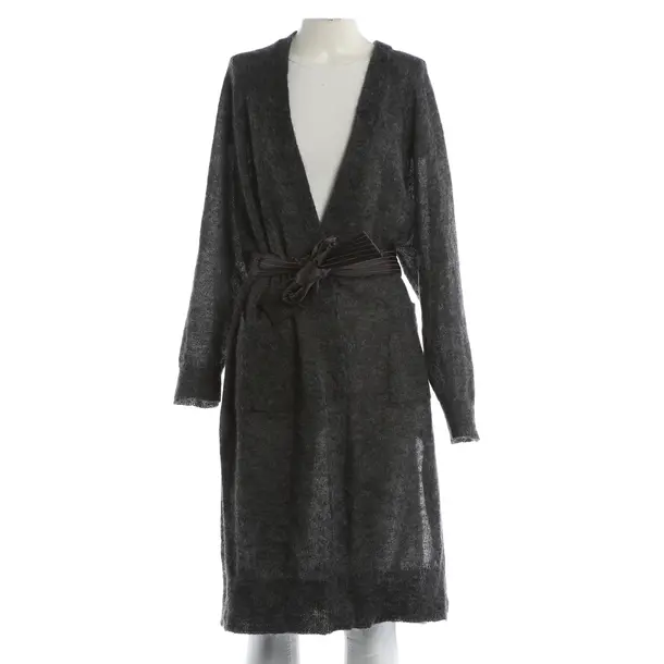 Cardigan, in Grigio scuro, Lana, Brunello Cucinelli