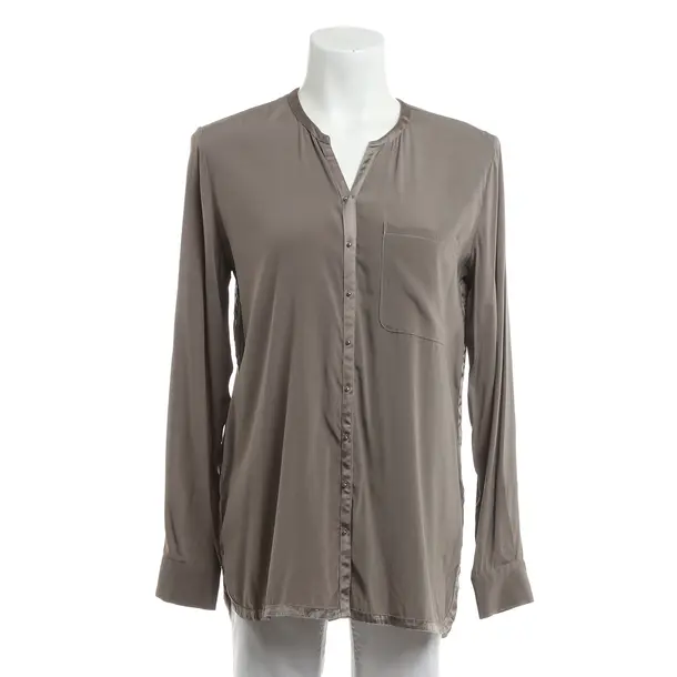 Bluse, in Braun, Seide, Repeat