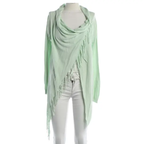 Cardigan, in Light Green, Cotton, Repeat