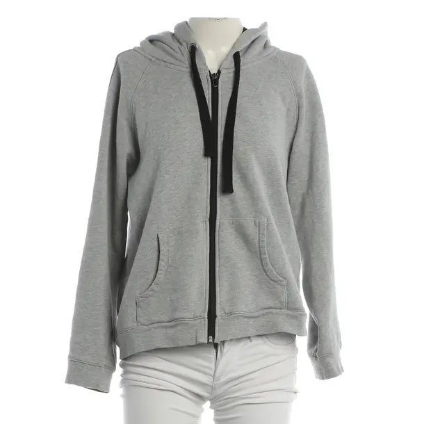 Sweatjacke, in Hellgrau, Baumwolle, Grace