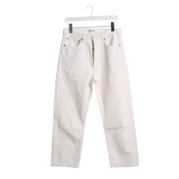 Jeans straight fit, in Beige, Cotone, Agolde