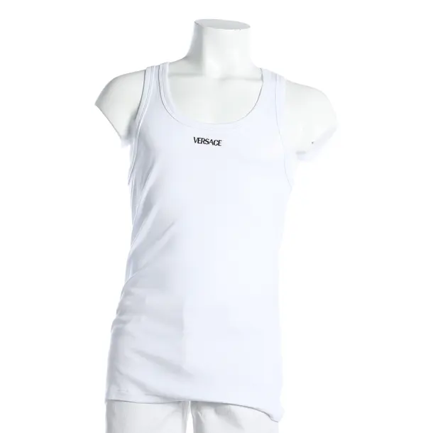 T-Shirt, in White, Cotton, Versace