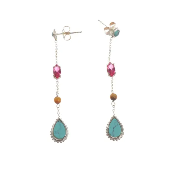 Earrings, in Multicolored, 925 Sterling Silver, Thomas Sabo