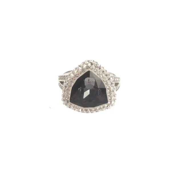 Ring, in Silver, Metal (metallic, metallized), Swarovski