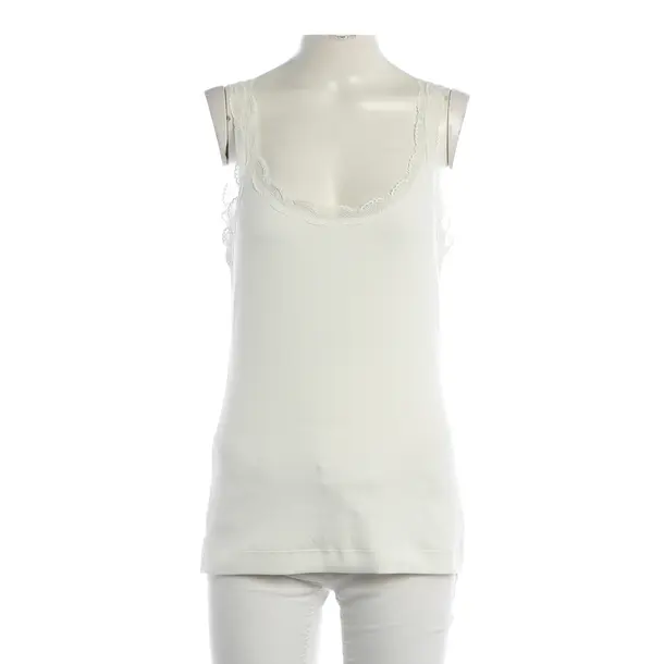 Top, in Cream, Baumwolle, Marc Cain