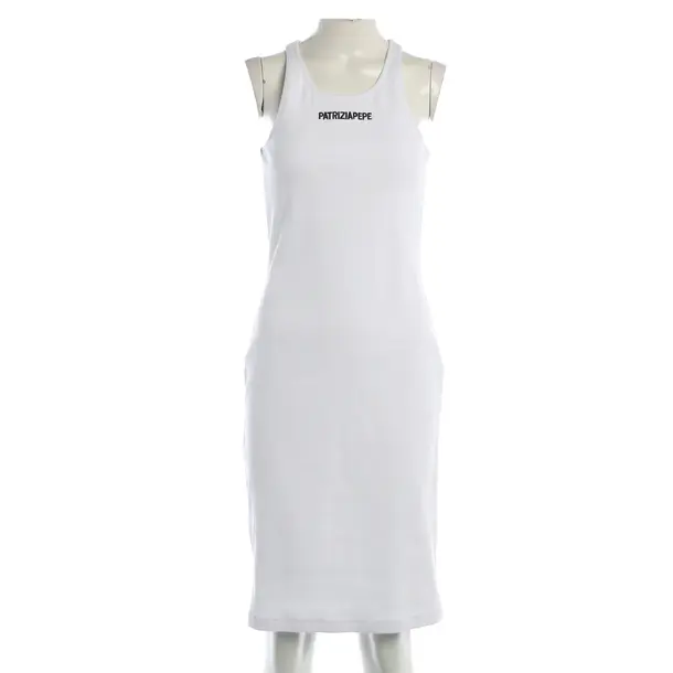 Dress, in White, Cotton, Patrizia Pepe
