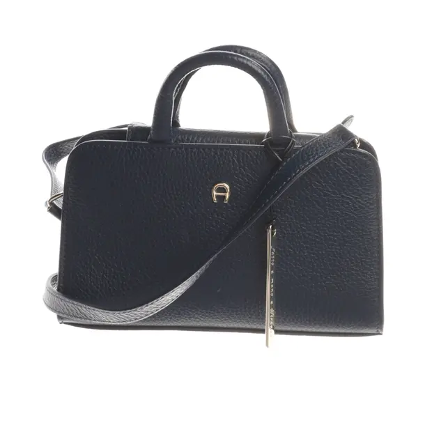 Handtasche, in Navy, Leder, Aigner