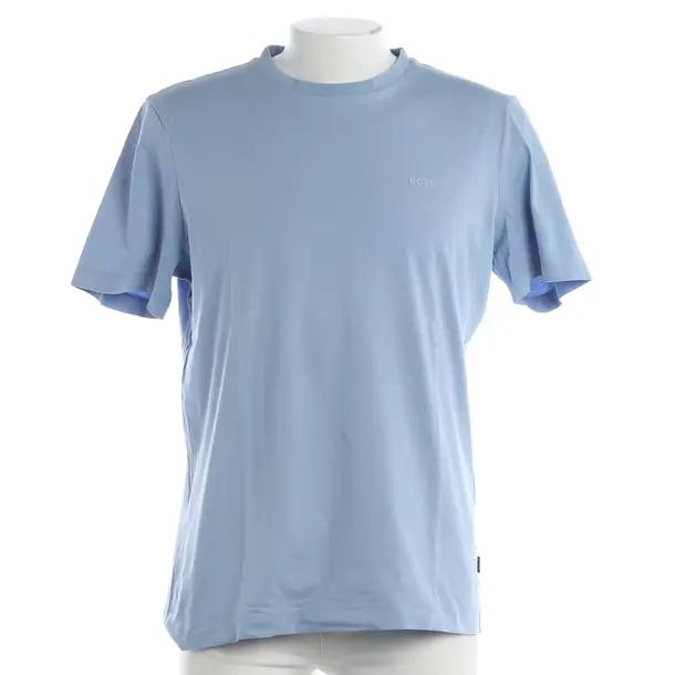 Maglietta, in Azzurro, Cotone, Hugo Boss Etichetta Nera