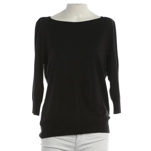 Longsleeve, in Schwarz, Lyocell, Windsor