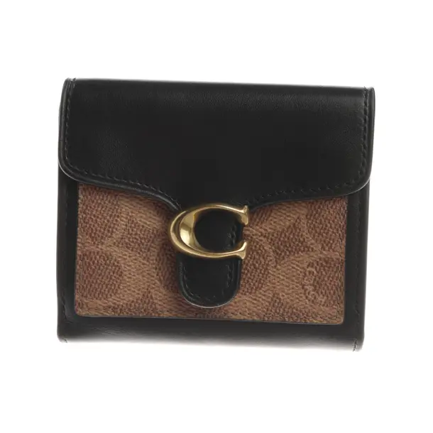 Wallet, in Black, Leather, Coach