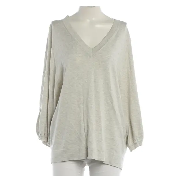 Shirt, in Hellgrau, Seide, Fabiana Filippi