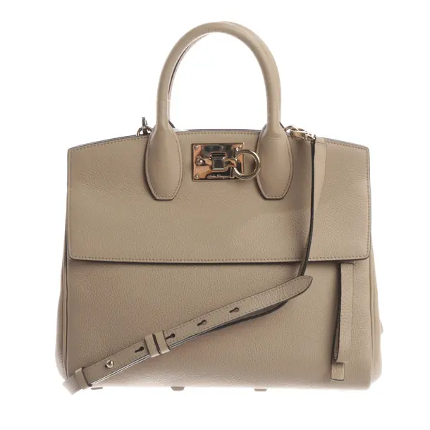 Borsetta, in Beige, Pelle, Salvatore Ferragamo