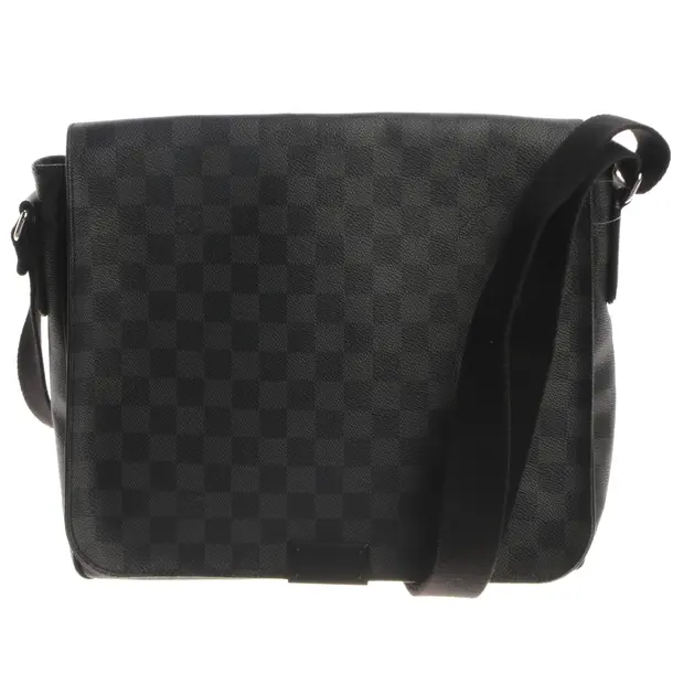 Messenger Bag, in Dark Gray, Canvas, Louis Vuitton