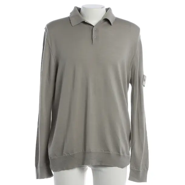 Maglione, in Grigio chiaro, Cotone, Isola di pietra