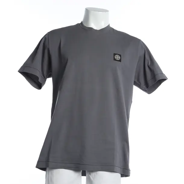 T-Shirt, in Gray, Cotton, Stone Island