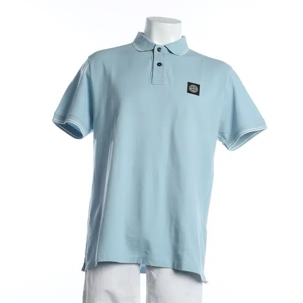 Polo Shirt, in Light Blue, Cotton, Stone Island