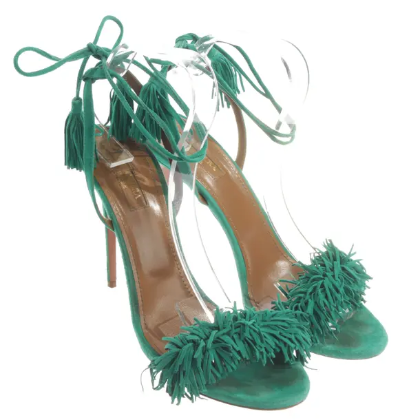 Sandali, in Verde, Aquazzura