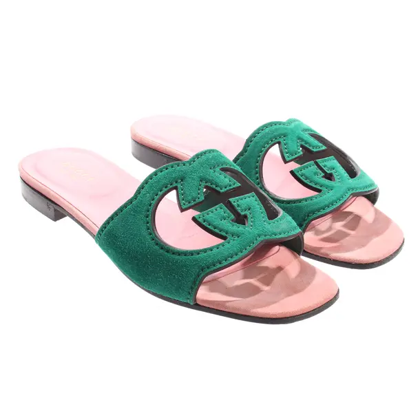Sandals, in Green, Gucci