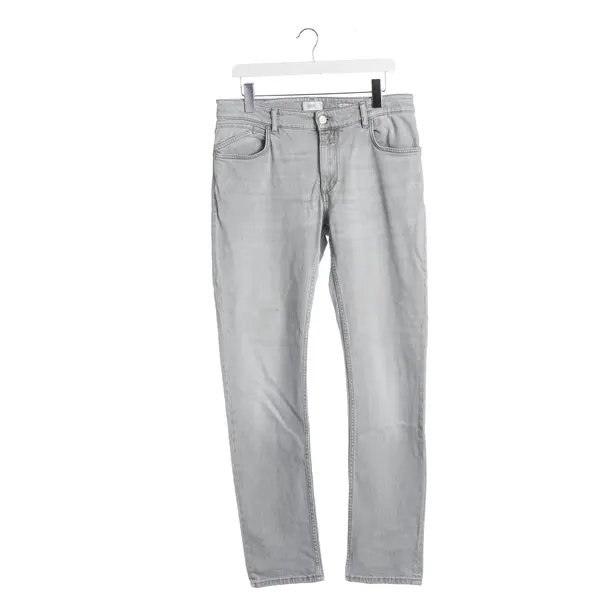 Slim Fit Jeans, in Light Gray, Cotton, Closed