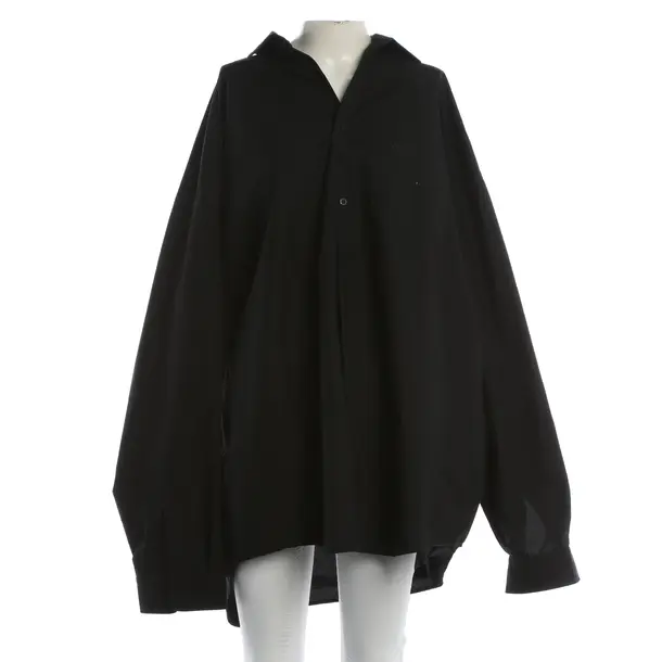 Bluse, in Schwarz, Baumwolle, Balenciaga