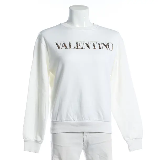 Felpa, in Bianco, Cotone, Valentino