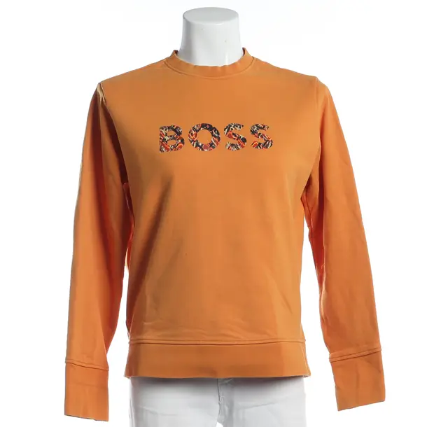 Felpa, in Arancione, Cotone, Hugo Boss