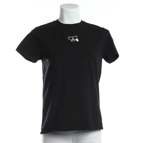 Shirt, in Schwarz, Baumwolle, Karl Lagerfeld